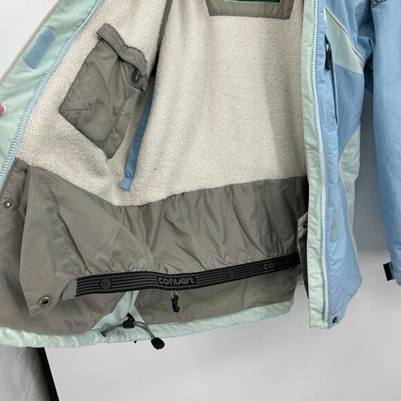 COLUMBIA Convert Base TRX Women's Blue Full Zip Waterproof Snow Jacket Medium - Picture 6 of 9